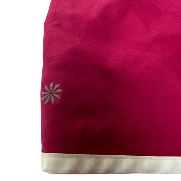 Athleta Women’s Pink and White Shorts Size Large Vintage Style Comfy Vintage - Picture 7 of 12